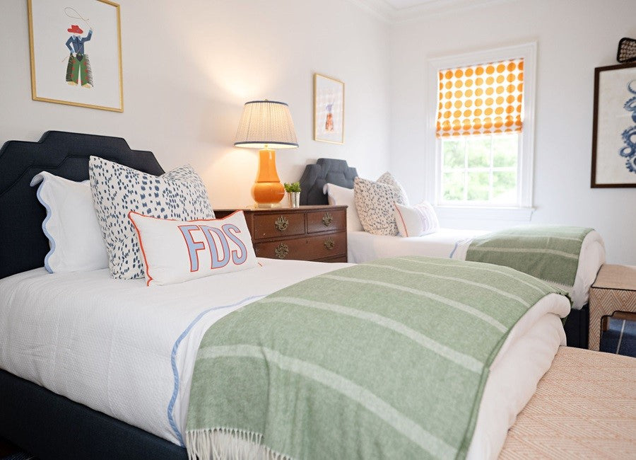 Twin beds setup