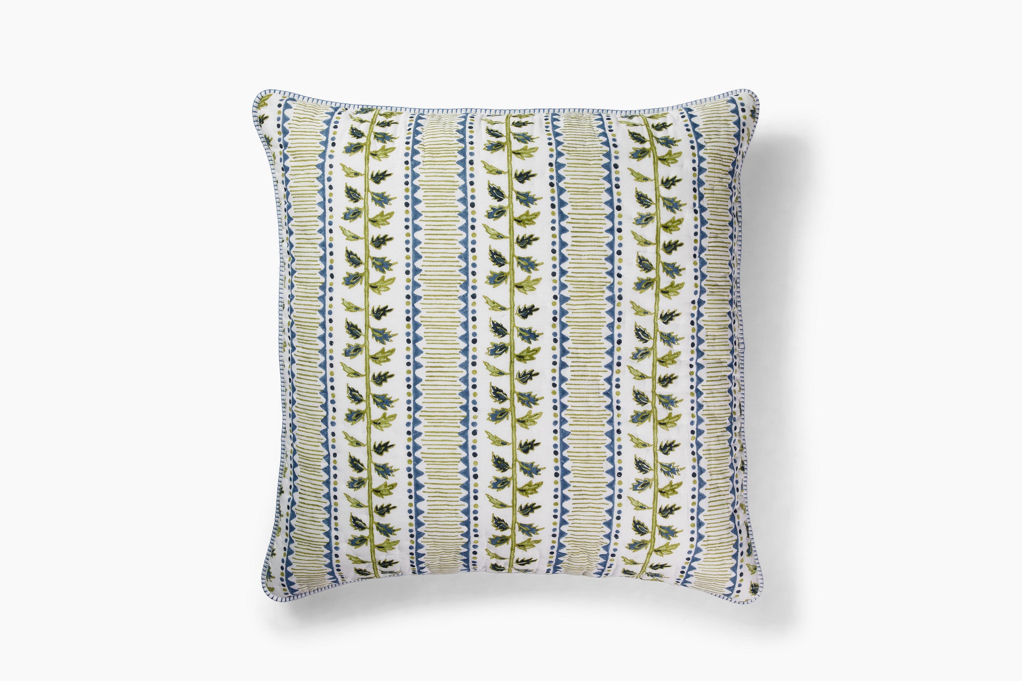 The Pippen House Quilted Shams - Climbing Ivy