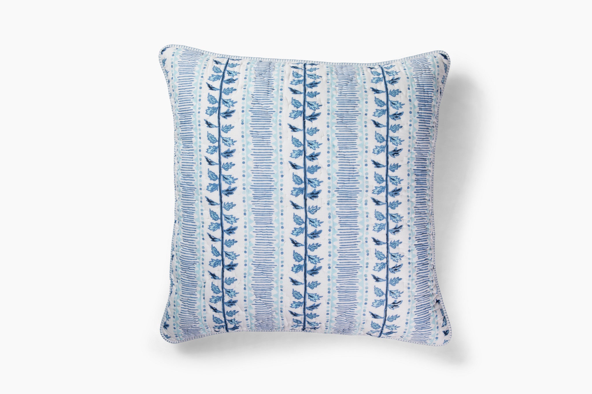 The Pippen House Quilted Shams - Climbing Ivy